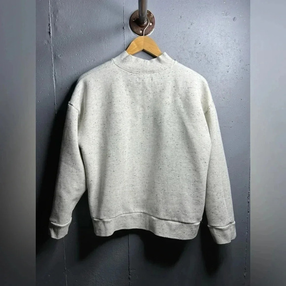 Madewell Betterterry V-Neck Sweatshirt.  Size Medium - Picture 5 of 8
